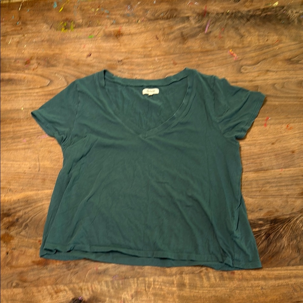 Madewell Green Short Sleeve Tee